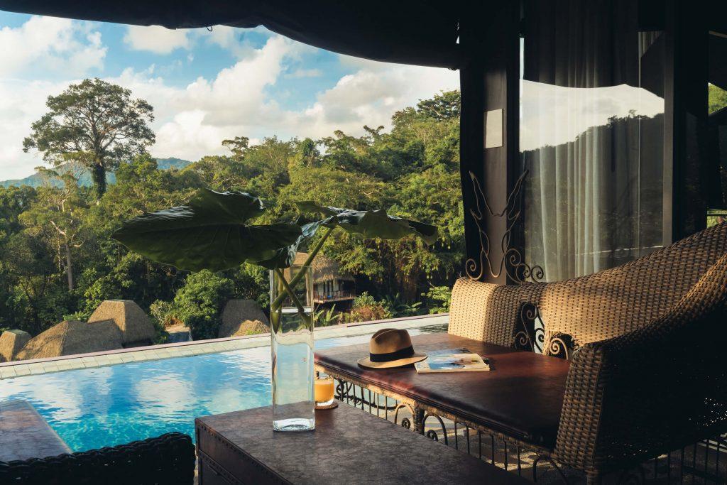 Sustainable Resort in Thailand - view on the pool