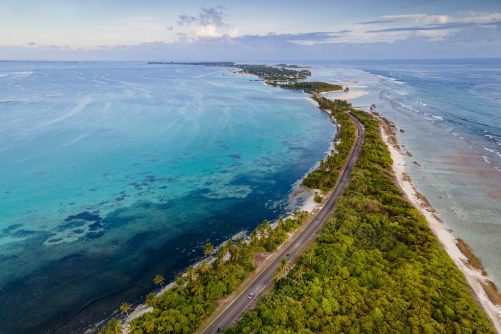 Road in the Maldives