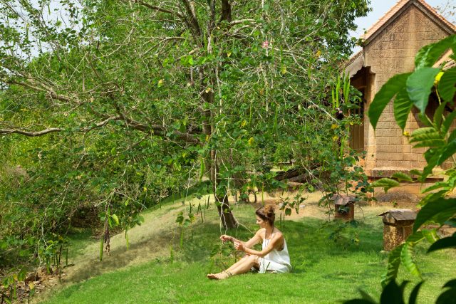Garden at SwaSwara