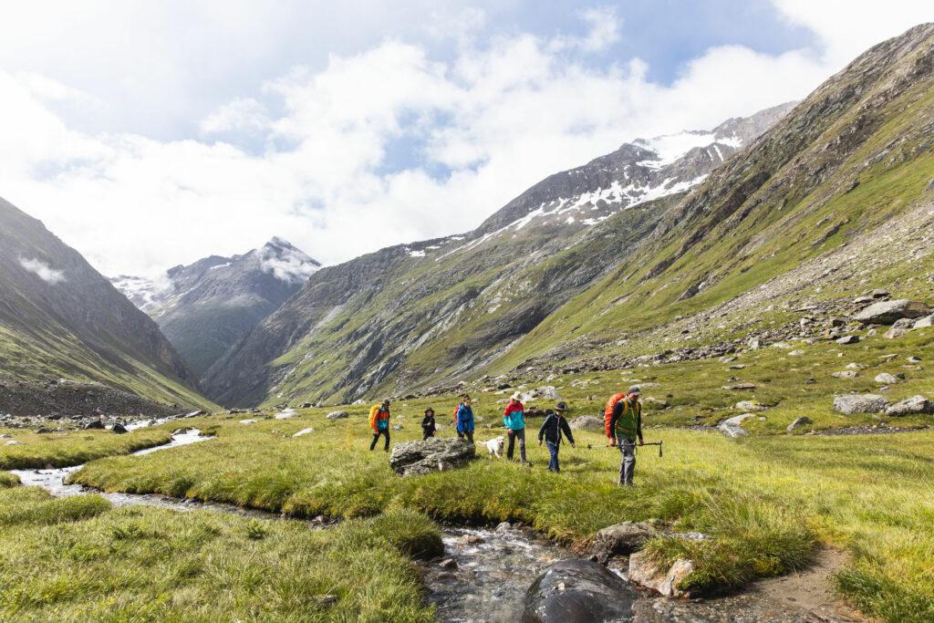 Hiking in the Hohe Tauern National Park, Prägraten Hike